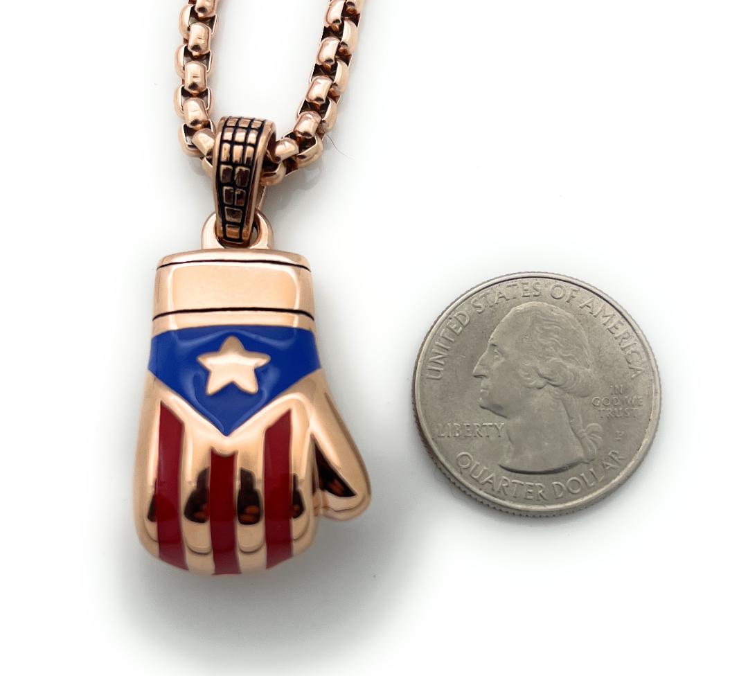 Boricua Rose Gold Necklace Set - Limited Edition