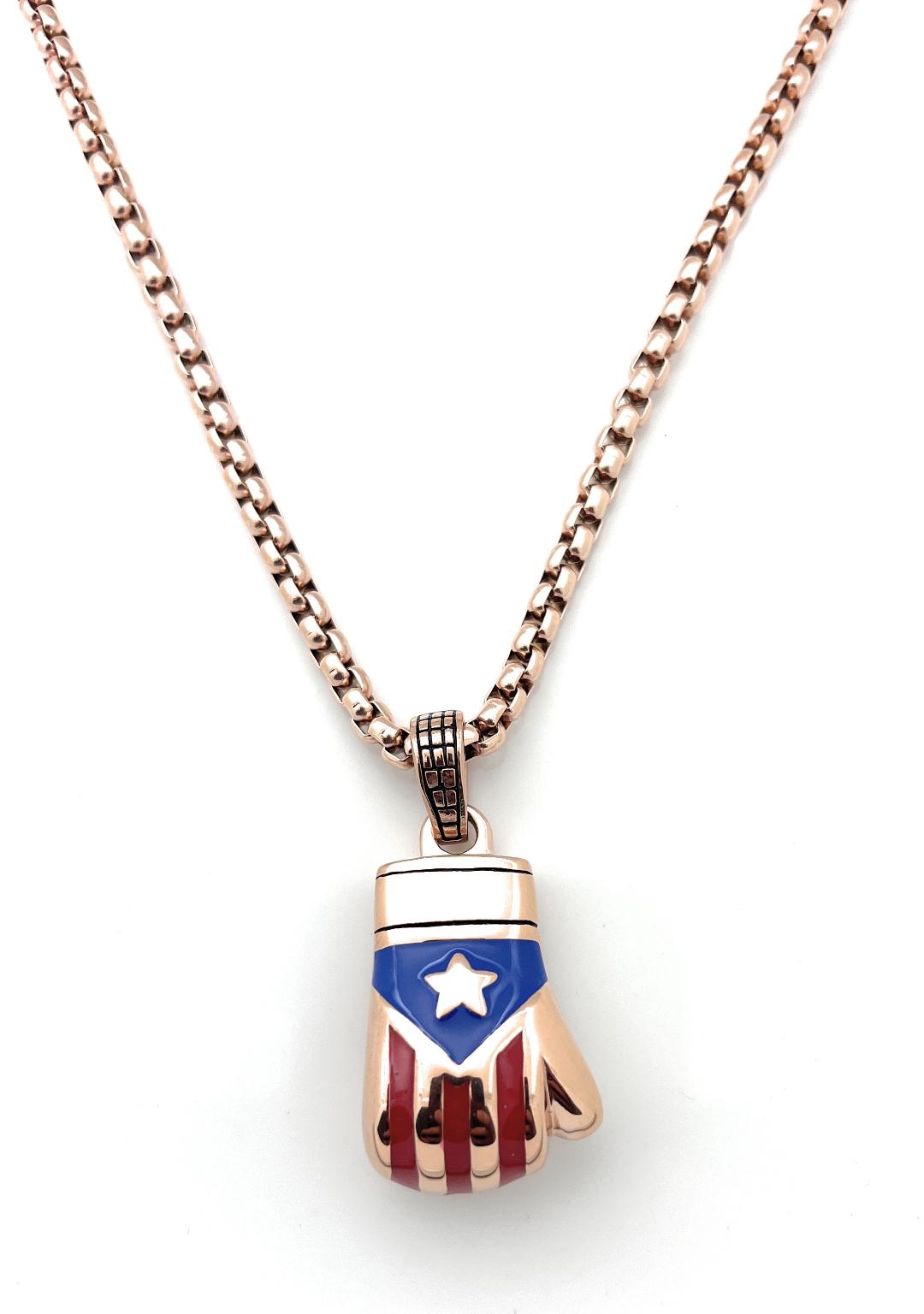Boricua Rose Gold Necklace Set - Limited Edition